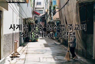 ✨사계절 맞춤 청소법✨ 주교리 스타일🏡 (feat. 보령댁)