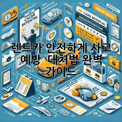 🚗 렌트카 안전하게! 사고 예방 & 대처법 완벽 가이드 🛡️