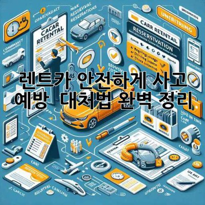 🚗 렌트카 안전하게! 사고 예방 & 대처법 완벽 정리 💯