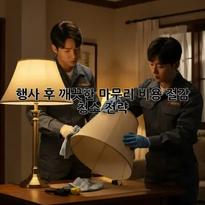 행사 후 깨끗한 마무리: 비용 절감 청소 전략