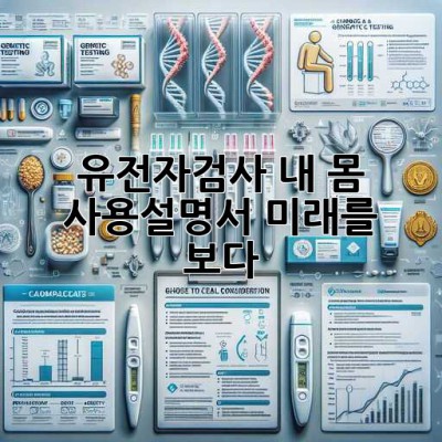 유전자검사, 내 몸 사용설명서?!🧬 미래를 보다! 🔮