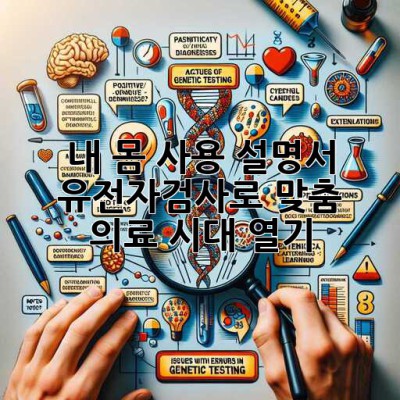 내 몸 사용 설명서🧬: 유전자검사로 맞춤 의료 시대 열기!