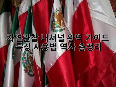 자연관찰 내셔널 완벽 가이드 🌿 특징, 사용법, 역사 총정리!