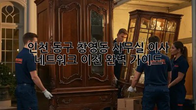 인천 동구 창영동 사무실 이사? 네트워크 이전 완벽 가이드! ✨